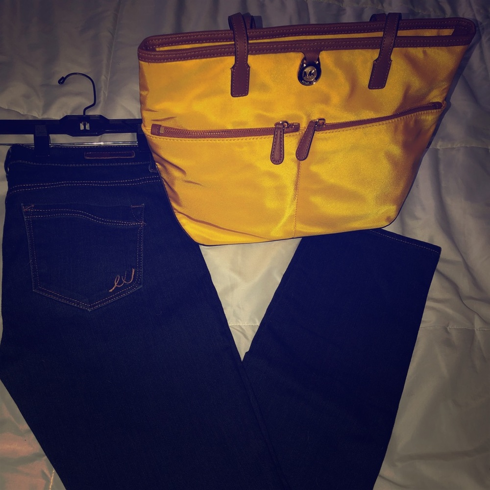 Yellow Michael Kors Handbag
